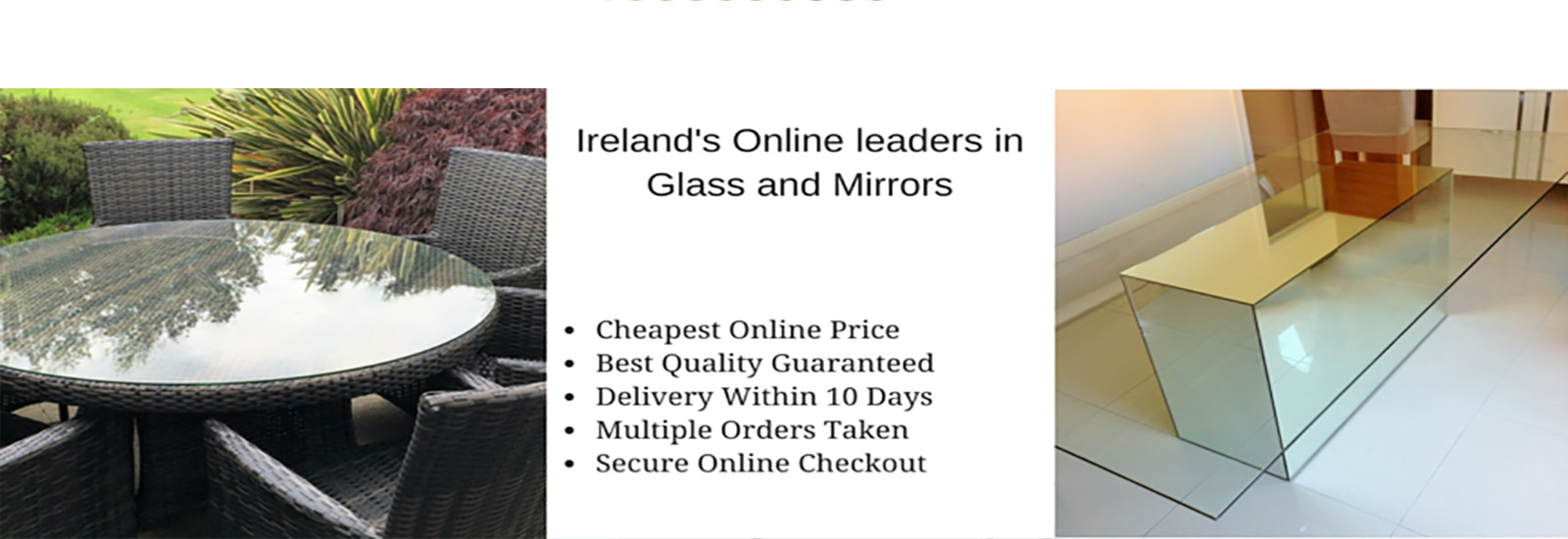 Made to measure mirrors Cut to size mirrors Dublin